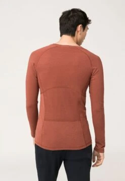 ORGANIC LANGARMSHIRT - Langarmshirt - Ahornrot -Hessnatur 08a52a01fae14971ba6d875b2026d8e6