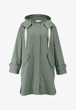 NATURE SHELL - Parka - Agavegrün -Hessnatur 1093ccd6983b41d9b62ce30d41d158ac