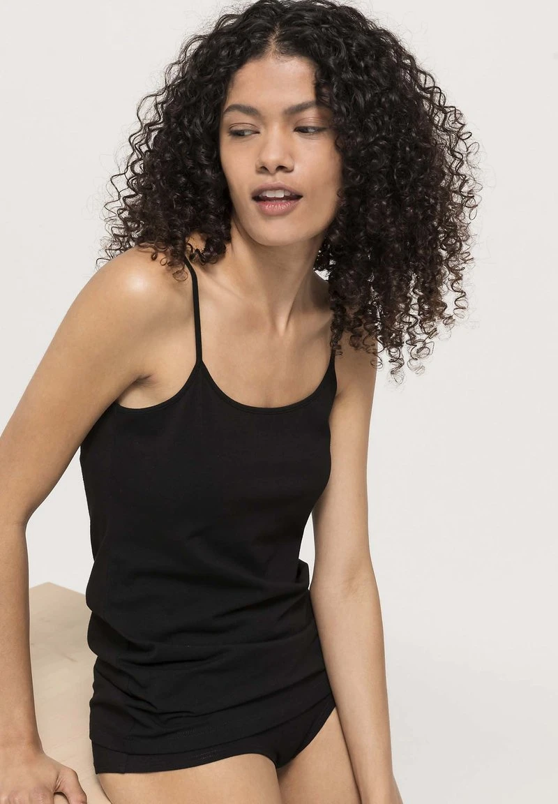 ORGANIC SPAGHETTI-TOP PURELUX - Unterhemd/-shirt - Schwarz 2 ORGANIC SPAGHETTI-TOP PURELUX - Unterhemd/-shirt - Schwarz – Bild 2