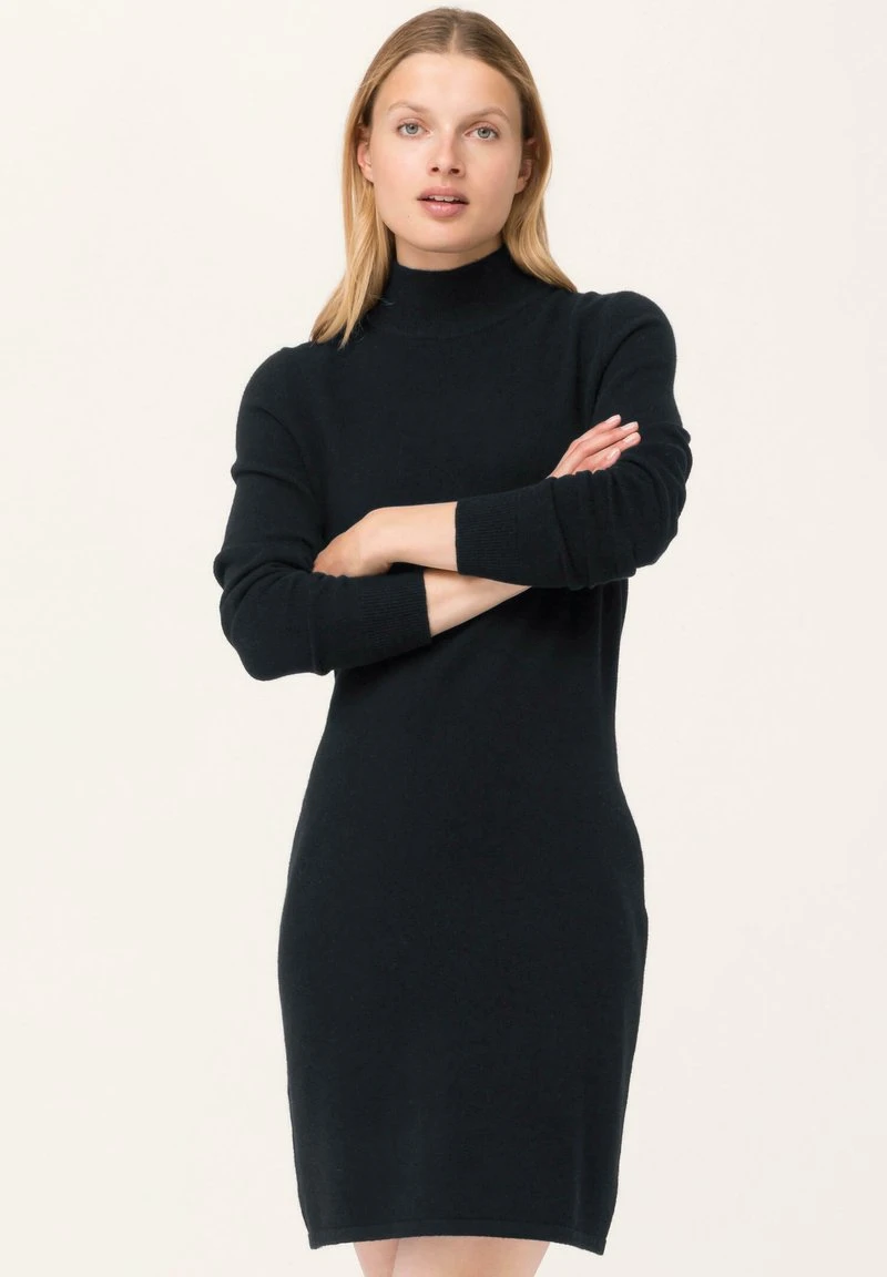 MERINOWOLLE - Etuikleid - Schwarz 1 MERINOWOLLE - Etuikleid - Schwarz