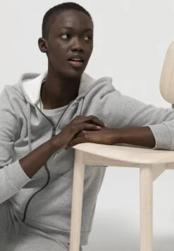 Sweatjacke - Grau -Hessnatur 180c20ded83b47498d11e51f0bef04e8