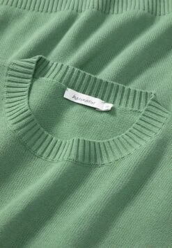 RUNDHALS - Strickpullover - Graugrün -Hessnatur 1e1a5d89b34e4a8e87041264eccca05e