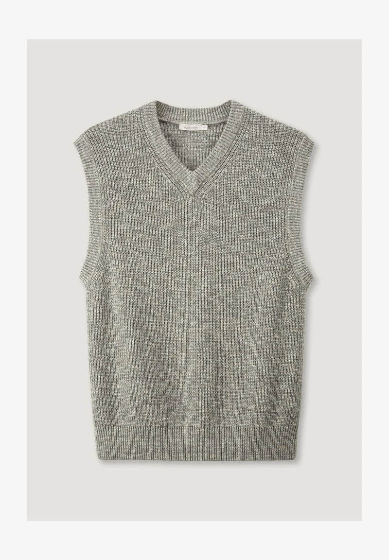 V NECK - Strickpullover - Kieselgrau 5 V NECK - Strickpullover - Kieselgrau – Bild 5