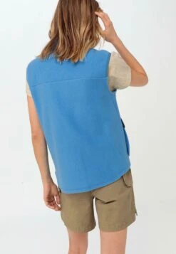OUTDOOR - Weste - Azurblau -Hessnatur 2df1f80ac7904b11a80890ec077b2fdd