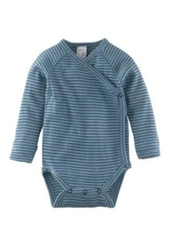 Hessnatur Langarmwickelbody Aus Bio-Merinowolle Und Seide Für Kinder