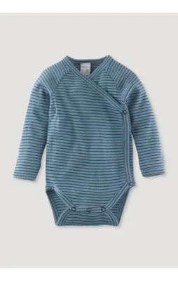 Hessnatur Langarmwickelbody Aus Bio-Merinowolle Und Seide Für Kinder 2 Hessnatur Langarmwickelbody Aus Bio-Merinowolle Und Seide Für Kinder – Bild 2