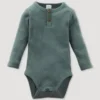 Hessnatur Langarmbody Aus Bio-Baumwolle Mit Bio-Merinowolle Für Kinder