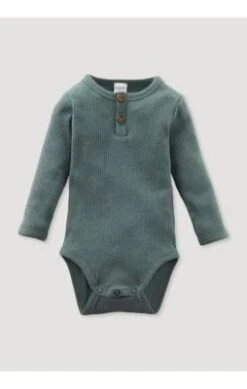 Hessnatur Langarmbody Aus Bio-Baumwolle Mit Bio-Merinowolle Für Kinder