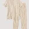 Hessnatur Pyjama Aus Bio-Baumwolle Mit Leinen Für Kinder