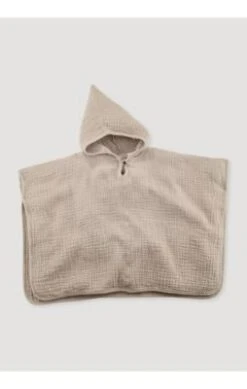 Hessnatur Musselin Baby-Badeponcho Aus Reiner Bio-Baumwolle Für Kinder