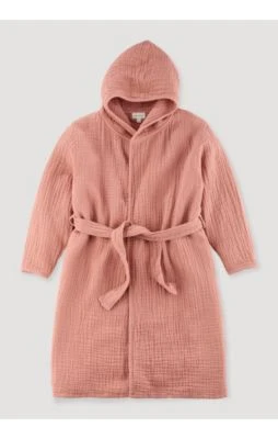 Hessnatur Musselin Bademantel Aus Reiner Bio-Baumwolle Für Kinder 1 Hessnatur Musselin Bademantel Aus Reiner Bio-Baumwolle Für Kinder