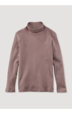 Hessnatur Rollkragenshirt Rollkragen Aus Bio-Baumwolle Mit Bio-Schurwolle Für Kinder
