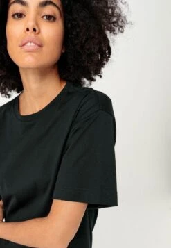 EDLES - Jerseykleid - Schwarz -Hessnatur 3d8db3128b6c4b0f8b9a16402b030f50