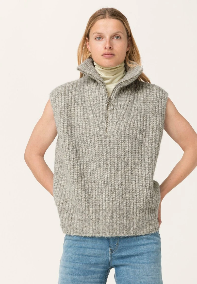 Strickpullover - Naturgrau 1 Strickpullover - Naturgrau
