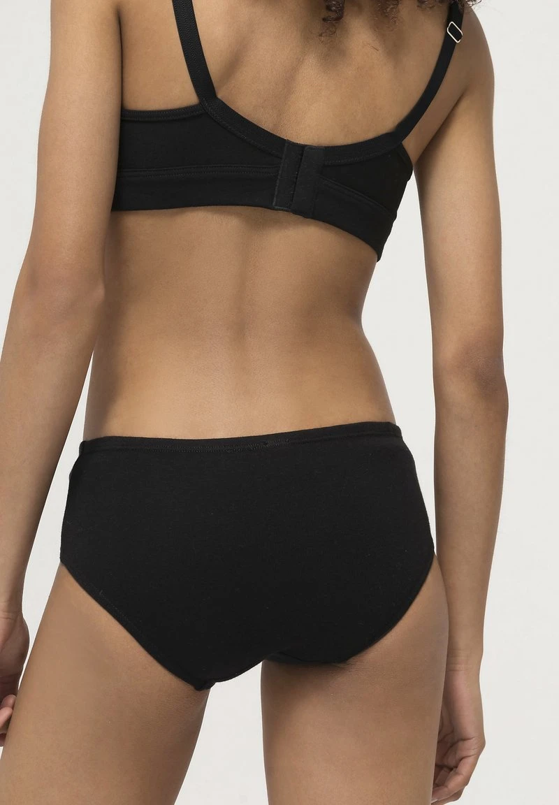 HIPSTER PUREDAILY IM 2ER-SET AUS REINER - Slip - Schwarz 2 HIPSTER PUREDAILY IM 2ER-SET AUS REINER - Slip - Schwarz – Bild 2