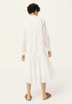 Blusenkleid - Naturweiss -Hessnatur 43239fd8f9d44b1c878ec6a28a81fd3e