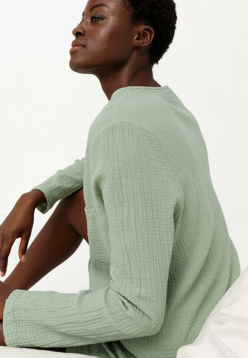 Nachtwäsche Shirt - Salbei 2 Nachtwäsche Shirt - Salbei – Bild 2