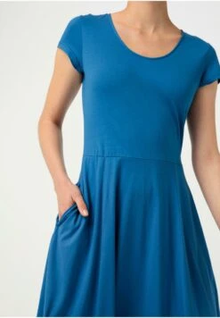 Jerseykleid - Wasserblau 8 Jerseykleid - Wasserblau -Hessnatur 44472ccfabb74e468b3de29b2f48bd0e