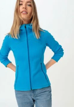 Fleecejacke - Azurblau -Hessnatur 48fc26506a0b41a592d9bd11c4563d6c
