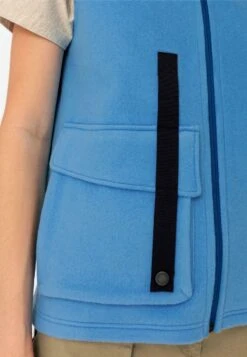 OUTDOOR - Weste - Azurblau -Hessnatur 4eb1dc69db4c4b5a9e54df53d5f510e3