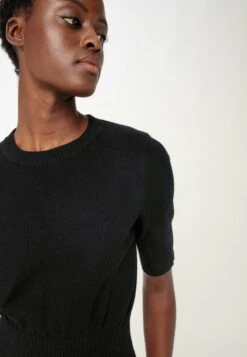 Strickkleid - Schwarz -Hessnatur 563bbab8c94244998b8e263ceb910cbd