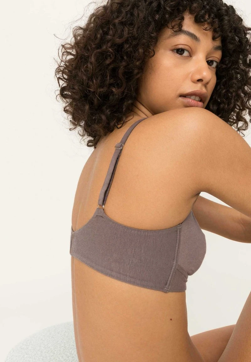 Triangel BH - Dunkelmauve 2 Triangel BH - Dunkelmauve – Bild 2