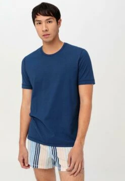 SCHLAF - Nachtwäsche Shirt - Sommerblau