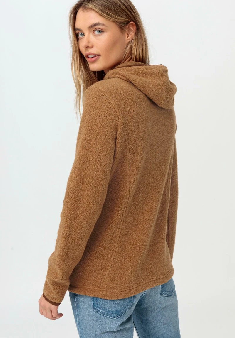 OUTDOOR - Fleecejacke - Walnussbraun 3 OUTDOOR - Fleecejacke - Walnussbraun – Bild 3