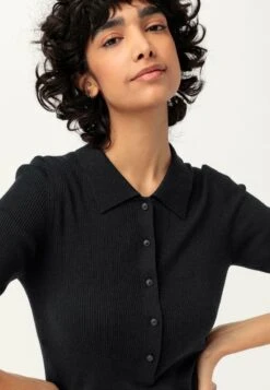 Poloshirt - Schwarz 8 Poloshirt - Schwarz -Hessnatur 5ea2da4ec3ee4cf2893be94ee69ccd25