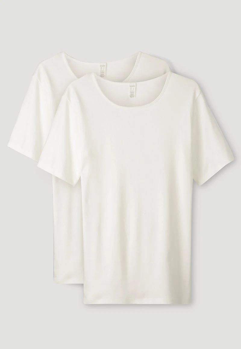 ORGANIC T-SHIRT PUREDAILY IM 2ER SET - Unterhemd/-shirt - Naturweiss 4 ORGANIC T-SHIRT PUREDAILY IM 2ER SET - Unterhemd/-shirt - Naturweiss – Bild 4