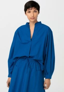 Bluse - Kobaltblau