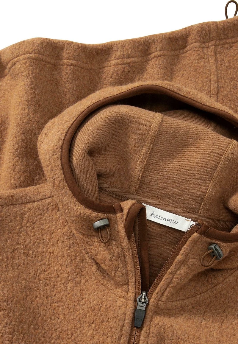 OUTDOOR - Fleecejacke - Walnussbraun 6 OUTDOOR - Fleecejacke - Walnussbraun – Bild 6