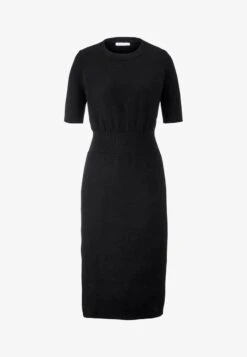 Strickkleid - Schwarz -Hessnatur 678ca30674034ce3bca4879eb1d9b253