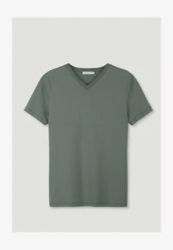AUS REINER BIO-BAUMWOLLE - T-Shirt Basic - Dunkelgrün -Hessnatur 6972e983444848bbb91e56c67eb855af