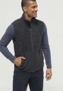 WOLLFLEECE - Weste - Anthrazit