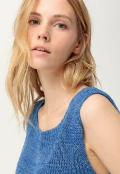 Strickpullover - Kobaltblau -Hessnatur 773832735673466eb45f47fe4d908282