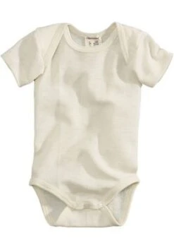 Hessnatur Kurzarm Wickelbody Aus Schurwolle, Organic Wool