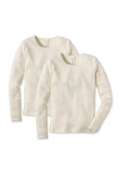 Hessnatur Kinder Langarm-Unterhemd, Organic Cotton