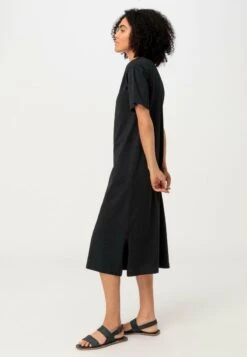 EDLES - Jerseykleid - Schwarz -Hessnatur 79d49bac610a49afb53244d94e9c1302