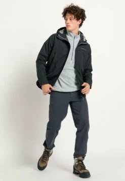 Outdoorjacke - Anthrazit -Hessnatur 83919ffd69b84bd988615c8d2024db8f