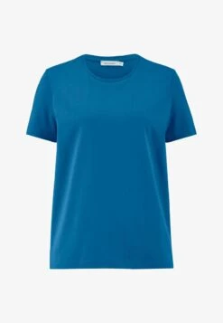 KURZARM - T-Shirt Basic - Wasserblau -Hessnatur 847c061f653e4ccdb7e0e51f7a5fda64