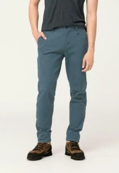 OUTDOOR TAPERED FIT - Chino - Fjordblau