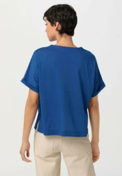 KURZARM - T-Shirt Basic - Kobaltblau -Hessnatur 89a4094a63a3434eac42c805882cc010