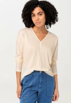 LANGARM - Langarmshirt - Natur