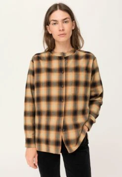 Hemdbluse - Messinggelb