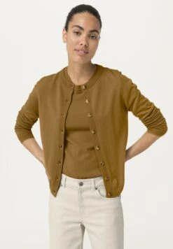 Strickjacke - Messinggelb