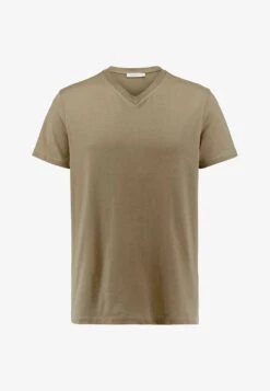AUS REINER BIO-BAUMWOLLE - T-Shirt Basic - Safari -Hessnatur 90a768c8bf5f43e590d6a89a93a41911