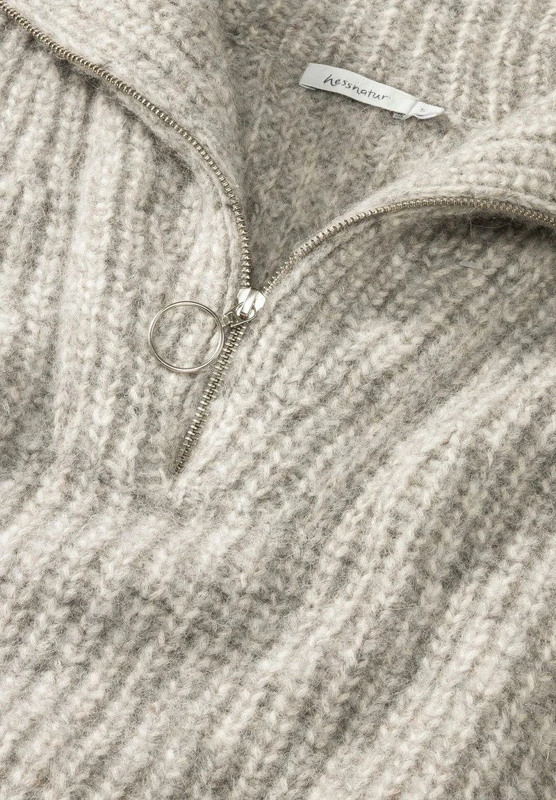 Strickpullover - Naturgrau 6 Strickpullover - Naturgrau – Bild 6