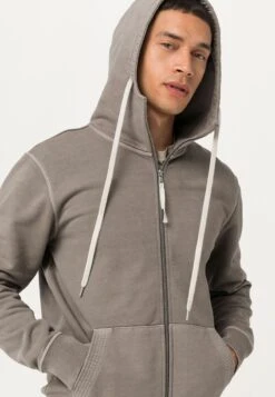 Sweatjacke - Kieselgrau -Hessnatur 92472e2a40ac4b499e550bc4a27fcde2