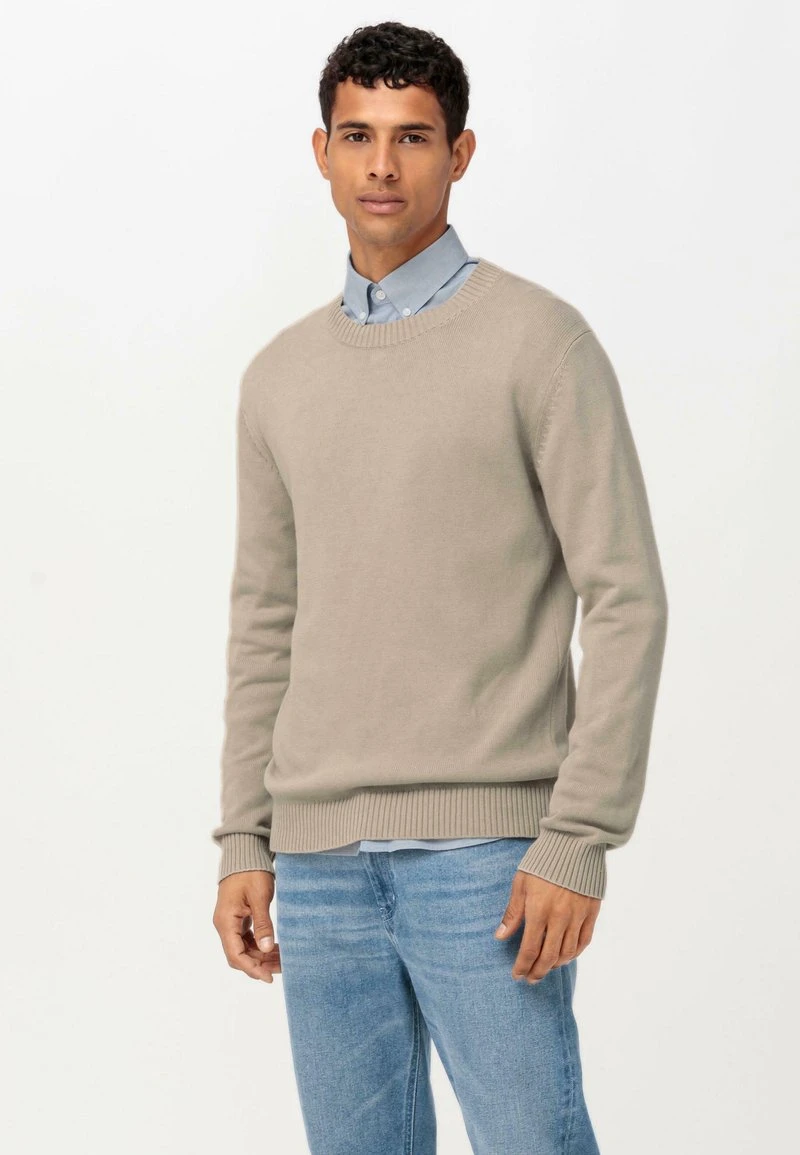 RUNDHALS - Strickpullover - Stein 1 RUNDHALS - Strickpullover - Stein